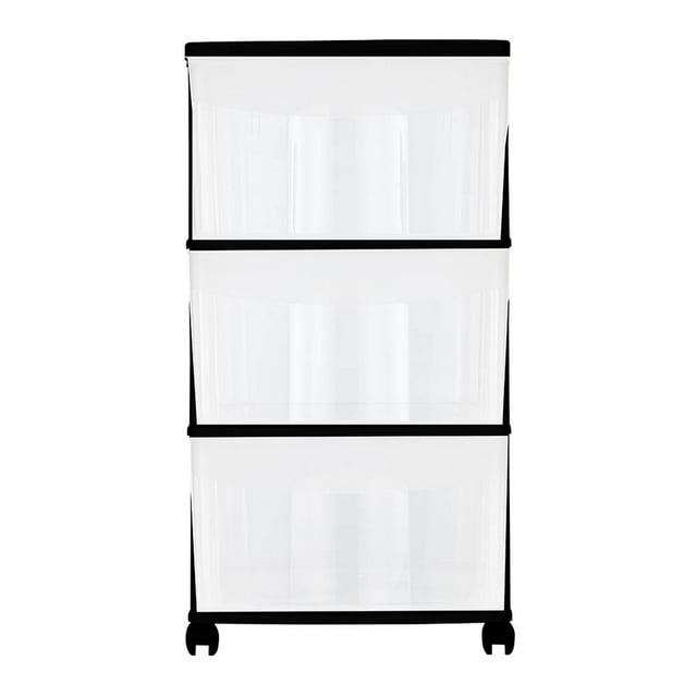 Cajonera Italhome Fox 3 Niveles Negro