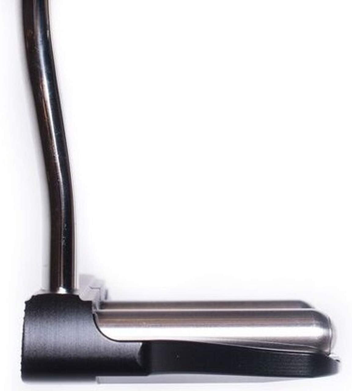Rife Golf Right Handed Black Two Bar Mallet Putter Patented Roll Groove  Technology with Adjustable Weight System. Heel Shaft with Double Bend Makes  It 