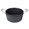 thumbnail image 6 of MasterPan 5QT Ultra Non-Stick Cast Aluminum Stock Pot with Glass Lid, 5 Quart, Granite Series, 6 of 11