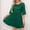 Green Sequin Dress Clearance, variant on BSDJILFG Sequin Dresses for Women Half Sleeve Mini Dress Loose Fit Wedding Guest Beaded Dress Crew Neck Shinny Bodycon Dresses