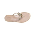thumbnail image 2 of Naturalizer Womens Fallyn Faux Leather Slip On Thong Sandals, 2 of 3
