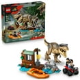 thumbnail image 1 of LEGO Jurassic World T. rex River Escape - Dinosaur Toy For Kids, Boys, and Girls, Ages 5-7 - Jurassic World Toy Boat and LEGO Minifigures - Creative Dinosaur Gift for Movie Fans - 76975, 1 of 6