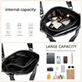 thumbnail image 5 of Sunyuer Vintage Large Capacity Shoulder Crossbody Tote Bags for Women PU Leather Hobo Satchel Y2K Purses Commute Travel Bags, 5 of 7