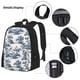 thumbnail image 3 of Easygdp Vintage Floral 1 Mochila para Niños y Niñas con Set de Caja de Almuerzo y Estuche para Lápices 3 en 1, Mochila Escolar Estampada para Adolescentes, 3 of 7