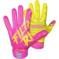 thumbnail image 2 of Battle Sports Adult Filthy Rich Football Receiver Gloves - Large - Lemonade, 2 of 3