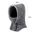 thumbnail image 3 of YAOBAMM Bike Warm Winter Sports Hat Autumn Winter Fleece Lining Balaclava Hat Outdoor Riding Full Face Guard Windproof Adjustable Drawstring Ski Cap, 3 of 6