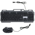 thumbnail image 1 of OULII Wired Black Computer Keyboard Mouse with Waterproof Design and Phone Slot, 1 of 6