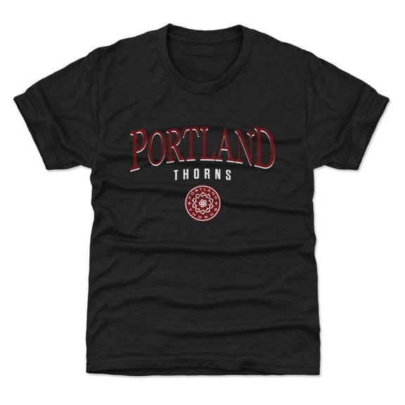 Youth 500 Level Black Portland Thorns FC Team Arch Name Graphic T-Shirt