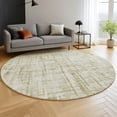 thumbnail image 6 of Addison Rugs Mayfield Premium Machine Washable Transitional Stripes Beige Round Rug, 8' x 8', 6 of 6
