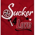 thumbnail image 2 of Sucker For Love Funny Valentines Day Women's Graphic T Shirt Tees Brisco Brands X, 2 of 6