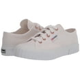 thumbnail image 7 of Superga Women's 2630 White/Rose Lace Up Tennis Shoe Cotu Rounded Toe Sneaker (White/Rose, 9.5), 7 of 7