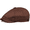 Brown, variant on Vintage Newsboy Cap for Men Women, 8 Panel Octagonal Beret Flat Cap, Cotton Casual Hat with Metal Snap Adjustable Back, One Size Fits 56-59cm (22"-23.2")