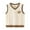 Beige, variant on SHTXOZHI Boys Girls Sweater Vest Cute Uniform V Neck Sleveeless Waistcoat Toddler Kids 3-9 Years