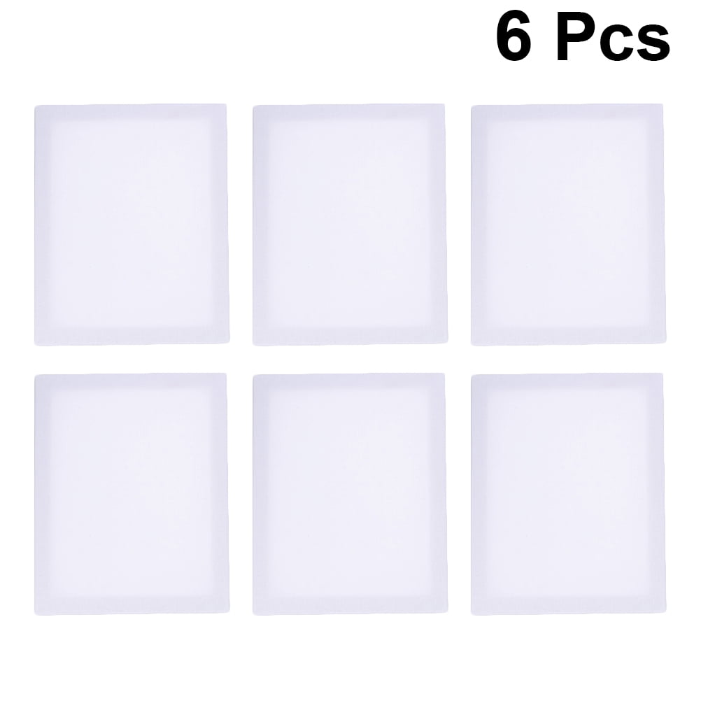 OUNONA  6 PCS Large Canvas Canvases Oil Painting Frame Frames White