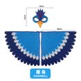 thumbnail image 2 of Disfraces de Cosplay de Halloween para niños, disfraces de animales, pavo real, pájaros, capa, máscara, ropa de Carnaval para niñas y niños, 2 of 4
