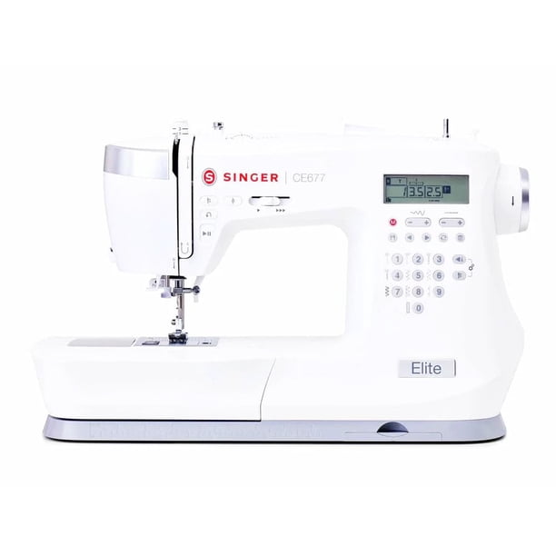 Máquina de Coser Singer Elite CE677 Computarizada 200 puntadas