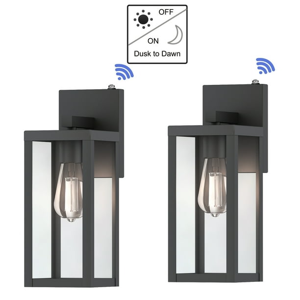 Matte Black Outdoor Wall Lights Outdoor Lighting Fixtures with Dusk to