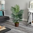 thumbnail image 3 of Nearly Natural 4ft. Kentia Palm Artificial Tree in Coiled Rope Planter, 3 of 3