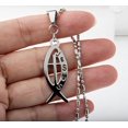 thumbnail image 3 of R.H. Jewelry Jesus Fish and Cross Pendant Stainless Steel Jewelry, 3 of 3