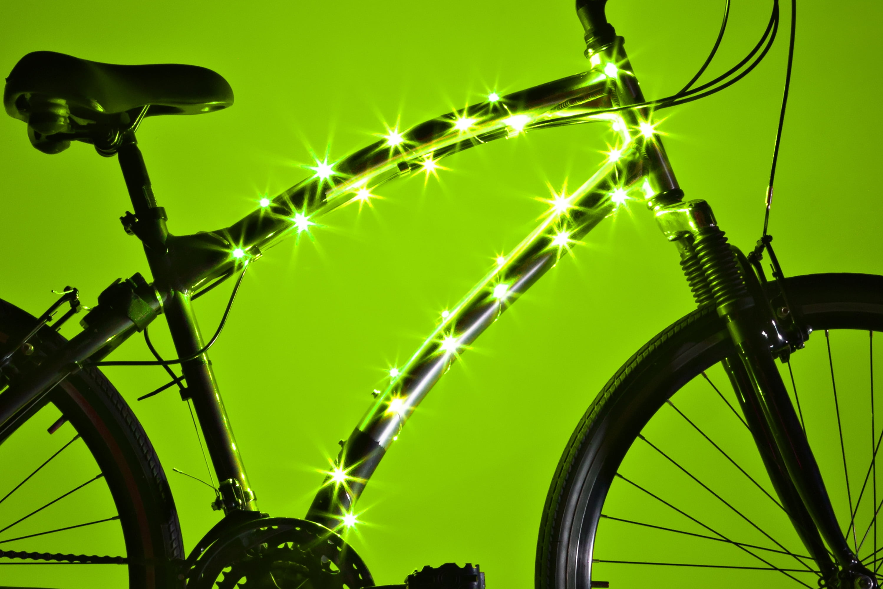 Brightz LED Bicycle Light Cosmic Brightz Green - Walmart.com - Walmart.com