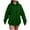 Dark Green, variant on Womens Oversized Hoodies Fleece Hooded Sweatshirts Casual Comfy Tops 2025 Fall Fashion Clothes with Pockets Pink, L
