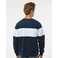thumbnail image 3 of J. America Varsity Fleece Crewneck Sweatshirt, 3 of 5