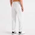 thumbnail image 4 of MASKERT Men's Dress Pants-Classic Fit Flat Front Work Dress Pants 29" Stretch Casual Pants Lightweight with Pockets White, 4 of 9