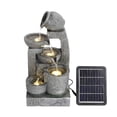 thumbnail image 4 of Fontaine d'Eau en Résine Solaire pour Jardin Extérieur Gris_Perfect Gift, 4 of 5