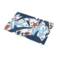 thumbnail image 3 of YUSDECOR Sharks Starfishes Doormat Non-slip Bath Mat Floor Mat 30x18 inch, 3 of 3