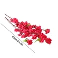 thumbnail image 3 of Ramas de flor de durazno artificiales, flores falsas para decoración del hogar, bodas, arreglos florales de jardín, accesorios para sala de estar, rosa y blanco, 40 cm, 3 of 6