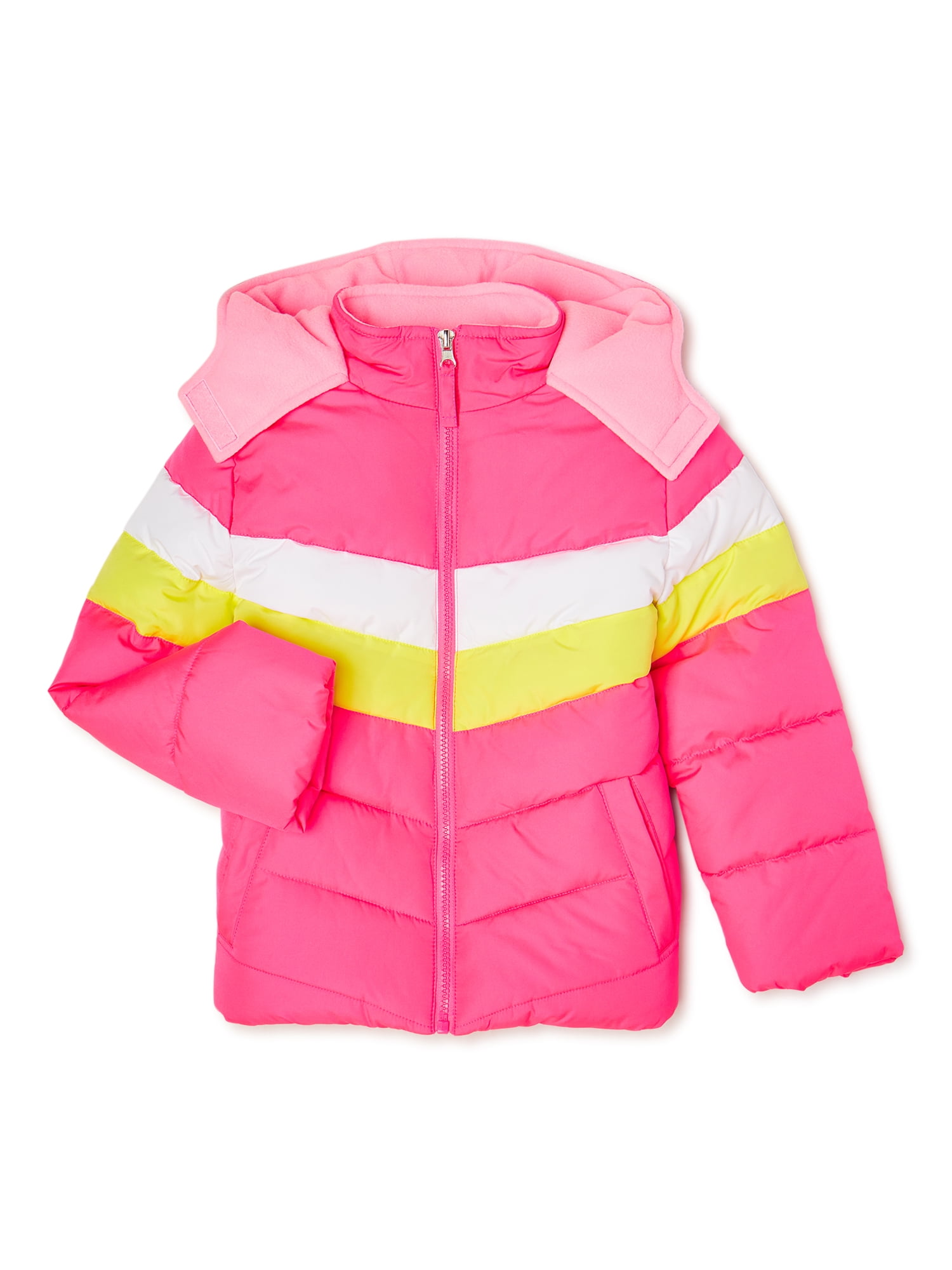 Swiss Tech Baby And Toddler Girl Heavyweight Puffer Jacket,