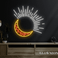 thumbnail image 3 of Glowneon Sun Moon Star Neon Sign, Sun And Moon Bright Bedroom Led Art, 3 of 5