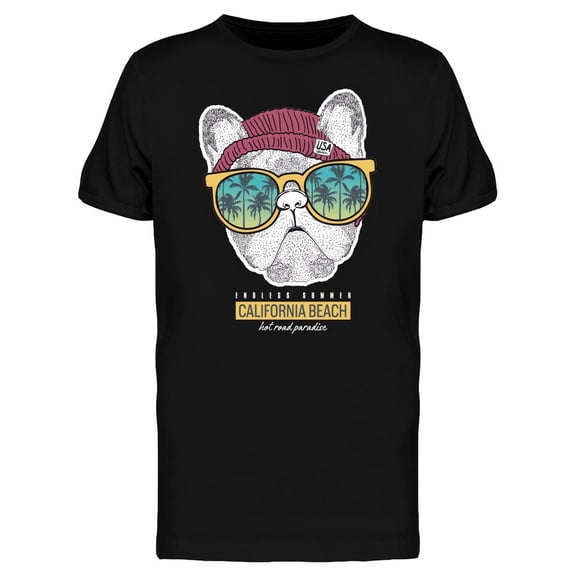Cute Summer Dog T-Shirt Men -Image by Shutterstock, Male 4X-Large