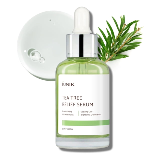 Sérum facial IUNIK Tea Tree 67% Relief con Centella Asiática 19%