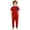 Red, variant on Boys Short Sleeve Zip Back Jumpsuit Special Needs Anti-Strip Romper Adaptive Clothing for Children Black 16