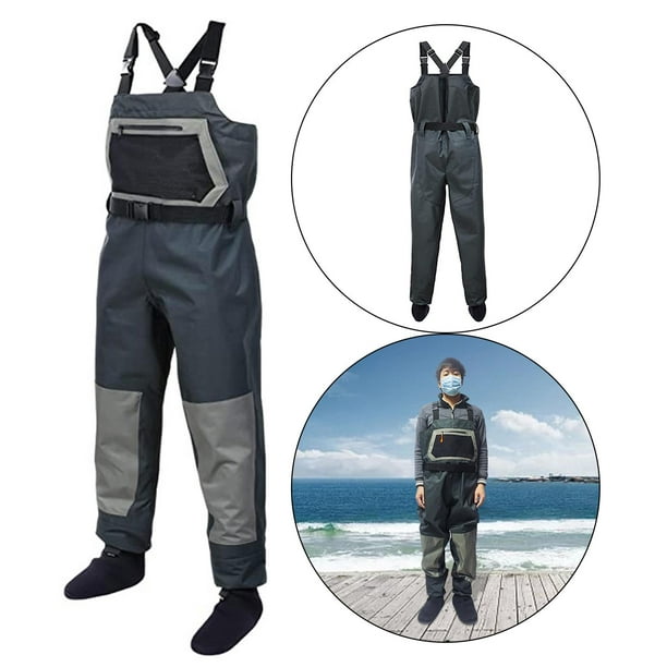 Breathable Chest Waders, Stockingfoot Waders for Men and Women, Lightweight Fly  Fishing Waders, 3-Layer Polyester Waterproof XXL - XXL 