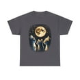 thumbnail image 2 of Funny 3 Cats with Moon meme for cat lover Unisex Heavy Cotton Tee, 2 of 8
