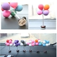 thumbnail image 3 of Colorful Balloons Car Ornaments Cute Mini Cartoon Car Creative Ornaments Decorations Car Accessories For Girls Dashboard, 3 of 7