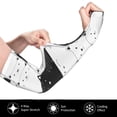 thumbnail image 2 of Kdxio Doodle Cute Cat Print UV Sun Protection Arm Sleeves - Tattoo Cover Up - Basketball Arm Sleeve UPF 50 Cooling for Men Women, 2 of 7