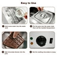 thumbnail image 5 of Chocolate Melting Machine, Chocolate Tempering Machine with Lid and Temperature Limiter,Electric Chocolate Melting Pot for Milk Coffee Cheese, 5 of 7