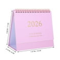 thumbnail image 2 of TABLZONE 2026 Desktop Calendar Compact Freestanding Daily Planner for Home and Office Use, Easy-to-Read Paper Schedule Organizer, 2 of 7