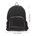 thumbnail image 2 of Waterproof Foldable Backpack Outdoor Hiking Camping Storage Shoulder Bag Collapsible Travel Backpack (Black), 2 of 7
