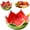 Red, variant on ZFSBZBS Watermelon Ceramic Fruit Bowl ,Large Capacity Salad Bowl Suitable For Kitchen And Home Use Decorative Bowls For Snacks Desserts And Candies,Red