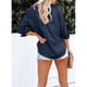 thumbnail image 3 of Camisa con cuello vuelto NikouMX blusa de satén con cuello en V para mujer máxima comodidad S M L XL, 3 of 6