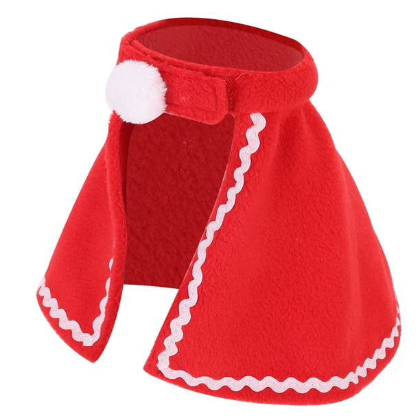 Ropa de Navidad para mascotas, ropa roja para perros y gatos, manto rojo para perros, uso práctico Jadeshay A