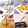 thumbnail image 2 of HOMEIORA 22 Pack Reusable Straws Tips, Silicone Straw Tips, Multi-color Food Grade Straw Tip Covers Only Fit for 1/4 Inch Wide(6MM Out diameter) Stainless Steel Straws, Black, 2 of 6