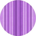 thumbnail image 1 of Ahgly Company Indoor Round Patterned Violet Purple Area Rugs, 8' Round, 1 of 6