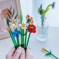 thumbnail image 1 of Glass Flower Craft Ornamental Multi-color Exquisite Workmanship Glass Miniature Flower Decor for Valentine‘s Day, 1 of 8