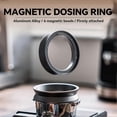 thumbnail image 5 of Universal Magnetic Powder Ring Smart Dosage Ring for 58 mm Brewing Bowl Coffee Powder Handle Espresso, 5 of 5