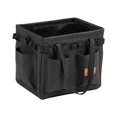 thumbnail image 3 of Organizador de herramientas multiusos para uso general con asa, plegable, reutilizable, bolsa de almacenamiento para acampar, pesca, playa, acampar, , negro Baoblaze Bolso de picnic, 3 of 8